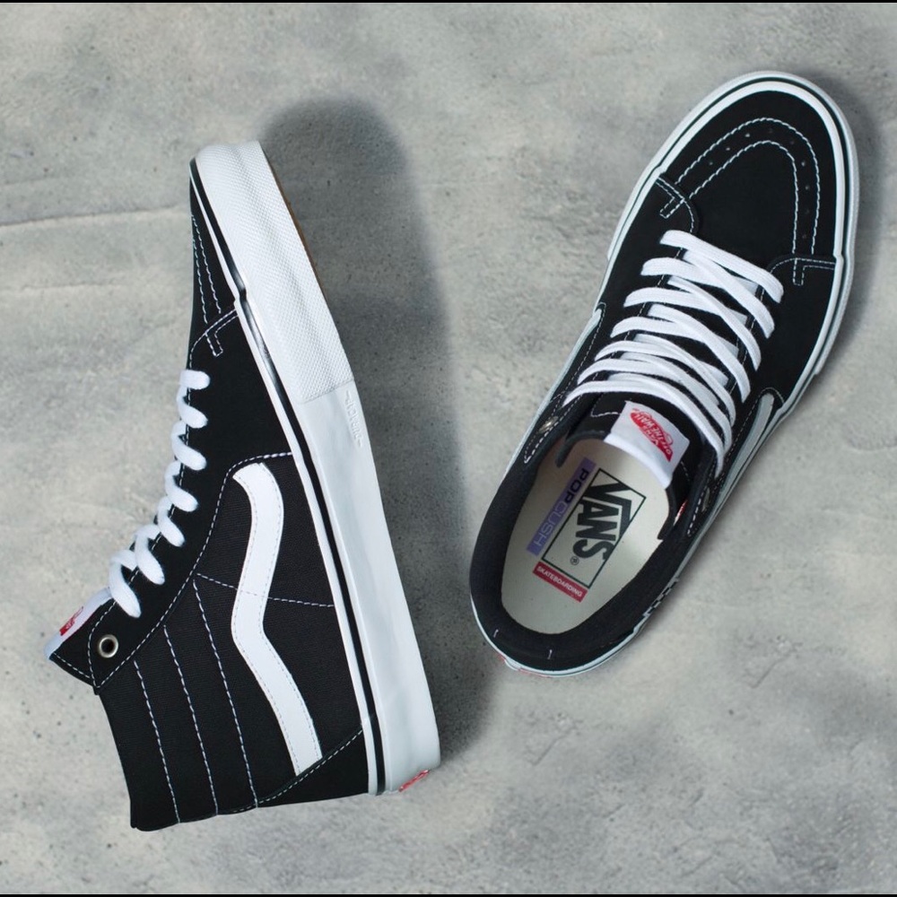 Black High Top Vans